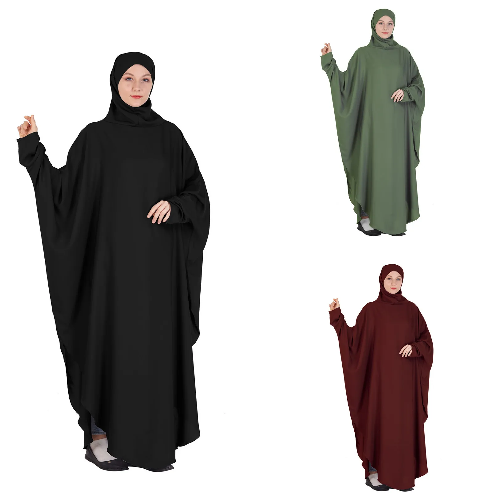 Ramadan Muslim One Piece Prayer Hijab Dress Garment Jilbab Women Hooded Abaya Full Cover Jilbab Niqab Islam Dubai Modest Robe
Ramadan Muslim One Piece Prayer Hijab Dress Garment Jilbab Women Hooded Abaya Full Cover Jilbab Niqab Islam Dubai Modest Robe