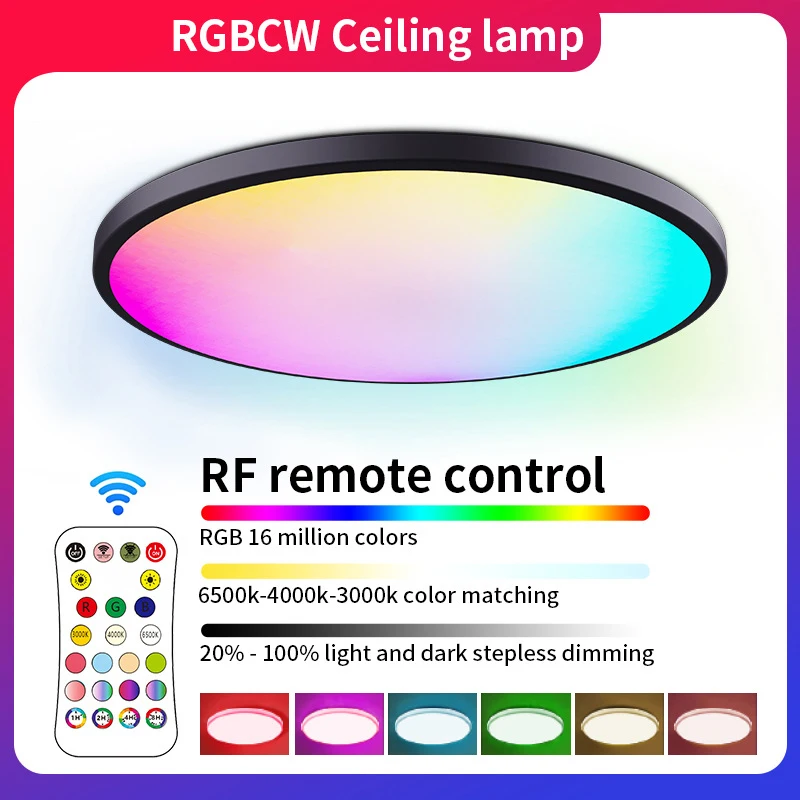 30cm RGB Ceiling Lamp for bedroom Lamps Room Lights with remote Lighting Fixture Ultrathin Led Ceiling Light For Living Room
30cm RGB Ceiling Lamp for bedroom Lamps Room Lights with remote Lighting Fixture Ultrathin Led Ceiling Light For Living Room