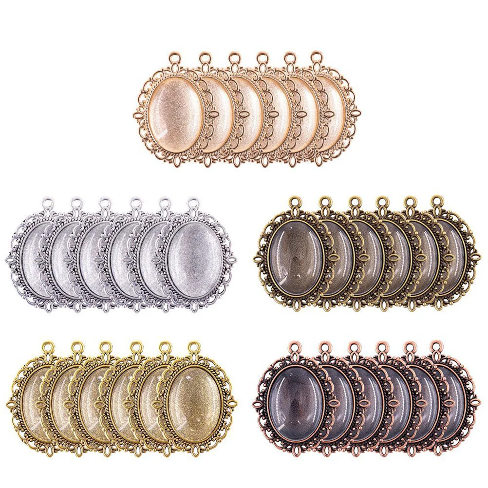 60pcs Lace Oval Crystal Pendant DIY Accessories for Crafts Bracelets Necklace Jewelry (Box-packed)
60pcs Lace Oval Crystal Pendant DIY Accessories for Crafts Bracelets Necklace Jewelry (Box-packed)