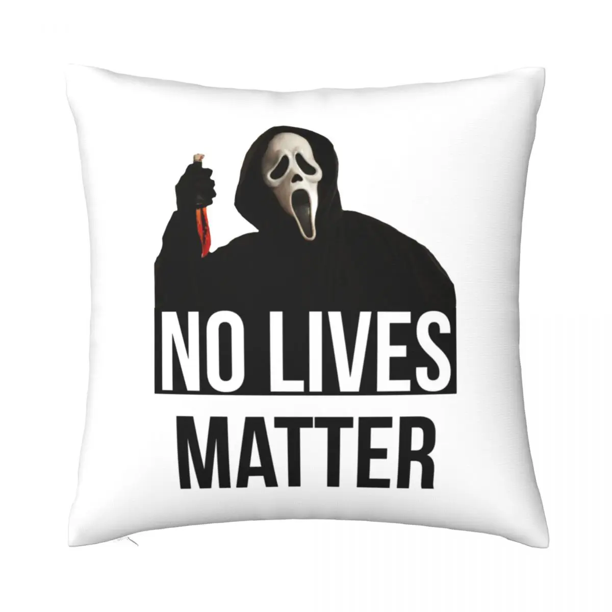 Scream No Lives Matter Horror Pillowcase Polyester Cushion Cover Decorative Devil Monsters Pillow Case Cover Home Zipper 18"
Scream No Lives Matter Horror Pillowcase Polyester Cushion Cover Decorative Devil Monsters Pillow Case Cover Home Zipper 18"