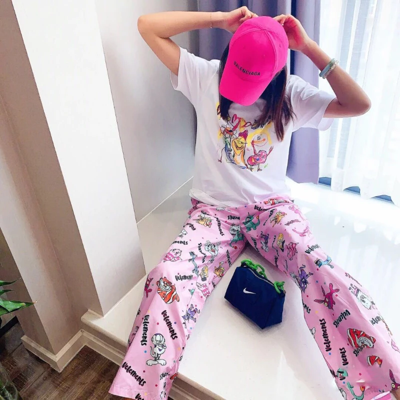 Feiernan Carton Straight Women Pants Y2k Pink 2022 Low Waist Full Length Trousers Oversized Causal Female Baggy Wide Leg Bottoms
Feiernan Carton Straight Women Pants Y2k Pink 2022 Low Waist Full Length Trousers Oversized Causal Female Baggy Wide Leg Bottoms