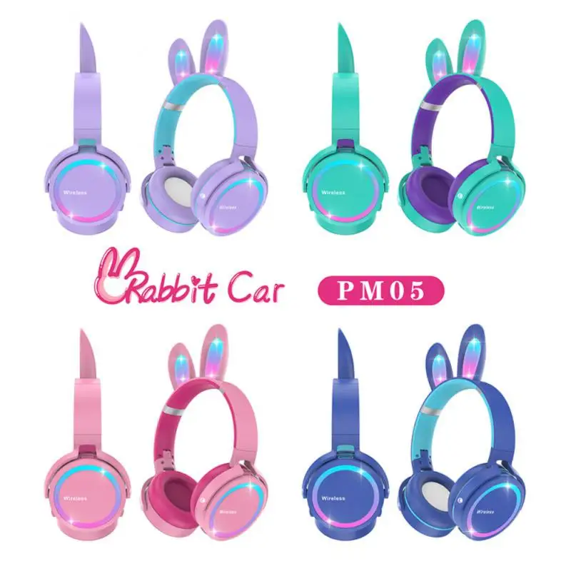 Cute Rabbit Ears Gamer Headset With Mic Music Helmet With Mic Control Tes Headphones Long Battery Life Bluetooth Headset Rgb Led
Cute Rabbit Ears Gamer Headset With Mic Music Helmet With Mic Control Tes Headphones Long Battery Life Bluetooth Headset Rgb Led