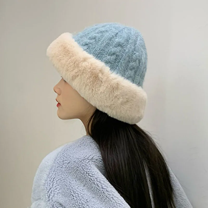Winter 2023 vintage woolen plush warm large bucket hat women knitted melon skin hat comfortable fisherman hat men caps fur hats
Winter 2023 vintage woolen plush warm large bucket hat women knitted melon skin hat comfortable fisherman hat men caps fur hats