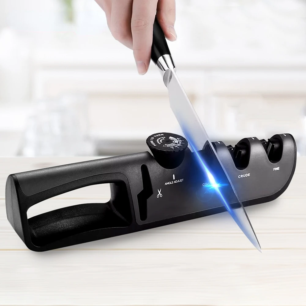 Professional Multifunctional Adjustable 4 Stages Scissors Sharpening Stone Knife Sharpener Kitchen Tool Sharpening Stone
Professional Multifunctional Adjustable 4 Stages Scissors Sharpening Stone Knife Sharpener Kitchen Tool Sharpening Stone