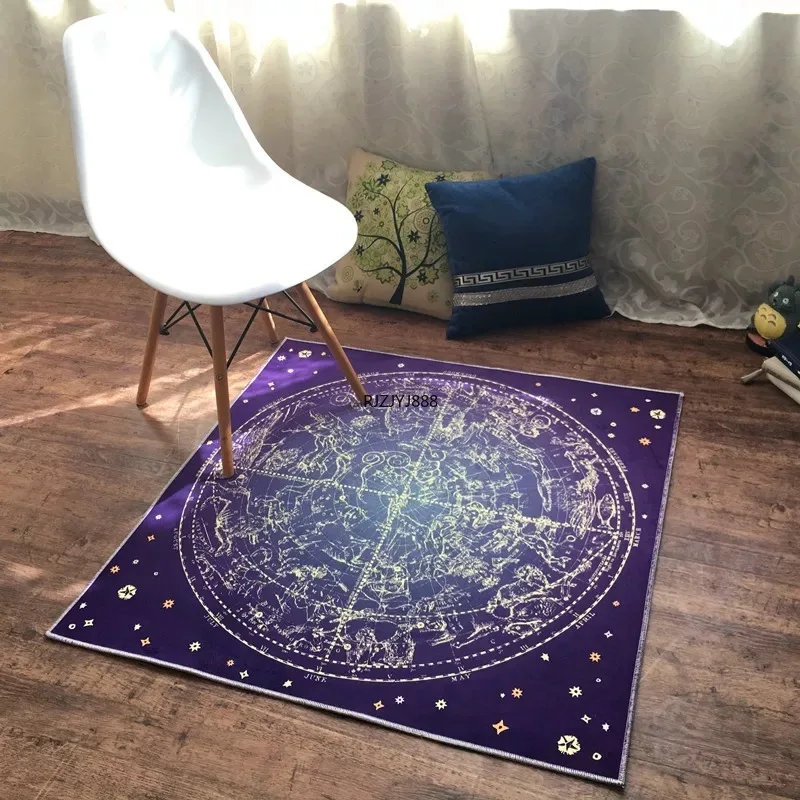 New Creative Carpet Living Room Star Constellation Pattern Carpet Home Non-slip Decorative Floor Mat Bedroom Study Mat
New Creative Carpet Living Room Star Constellation Pattern Carpet Home Non-slip Decorative Floor Mat Bedroom Study Mat