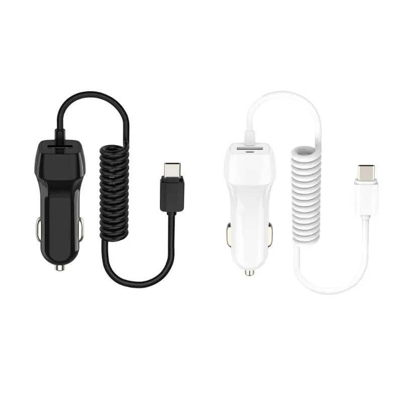 New Smart Phone Car Charger With Type C Charge Cable For Samsung Xiaomi Huawei Meizu Sony Mobile Phone Tablet GPS
New Smart Phone Car Charger With Type C Charge Cable For Samsung Xiaomi Huawei Meizu Sony Mobile Phone Tablet GPS