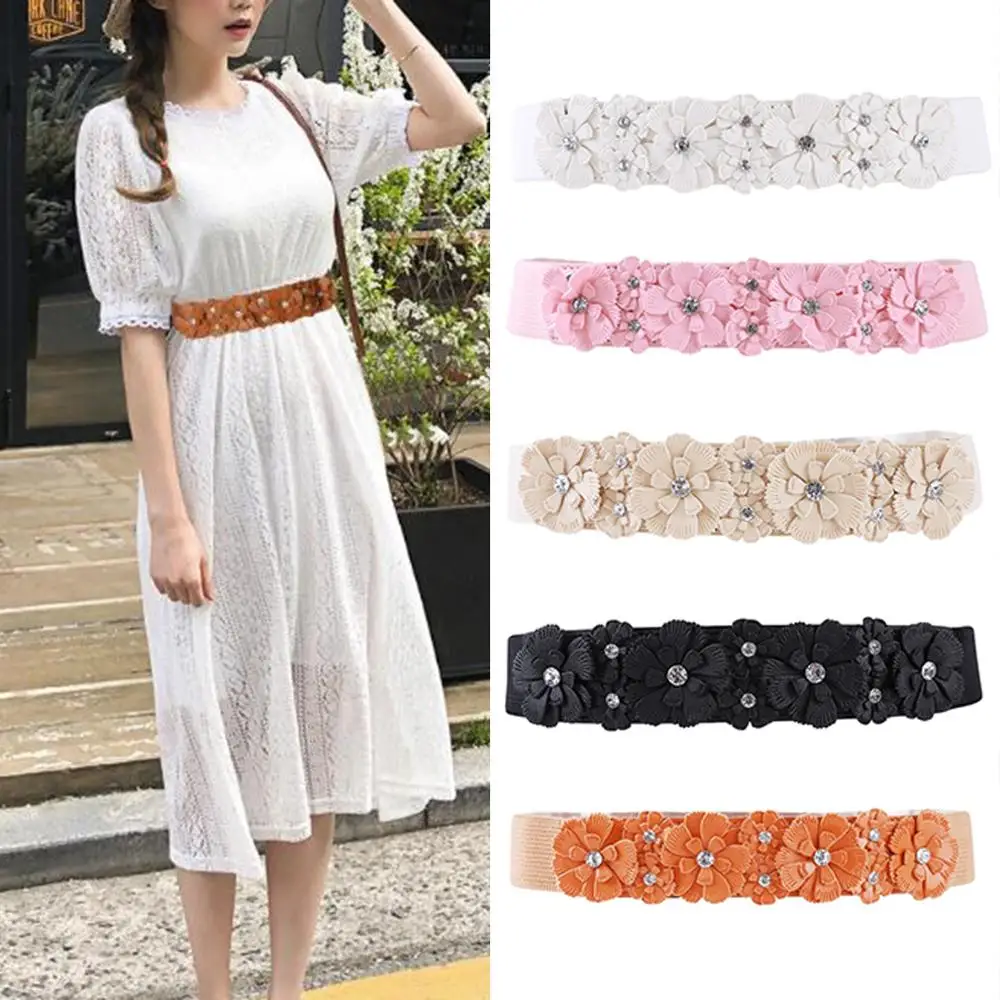 Belt For Women Lady 2022 Fashion Flower Elastic Stretch Waist Belt Wide Elasticated Waistbands Girls Dress Accessories
Belt For Women Lady 2022 Fashion Flower Elastic Stretch Waist Belt Wide Elasticated Waistbands Girls Dress Accessories
