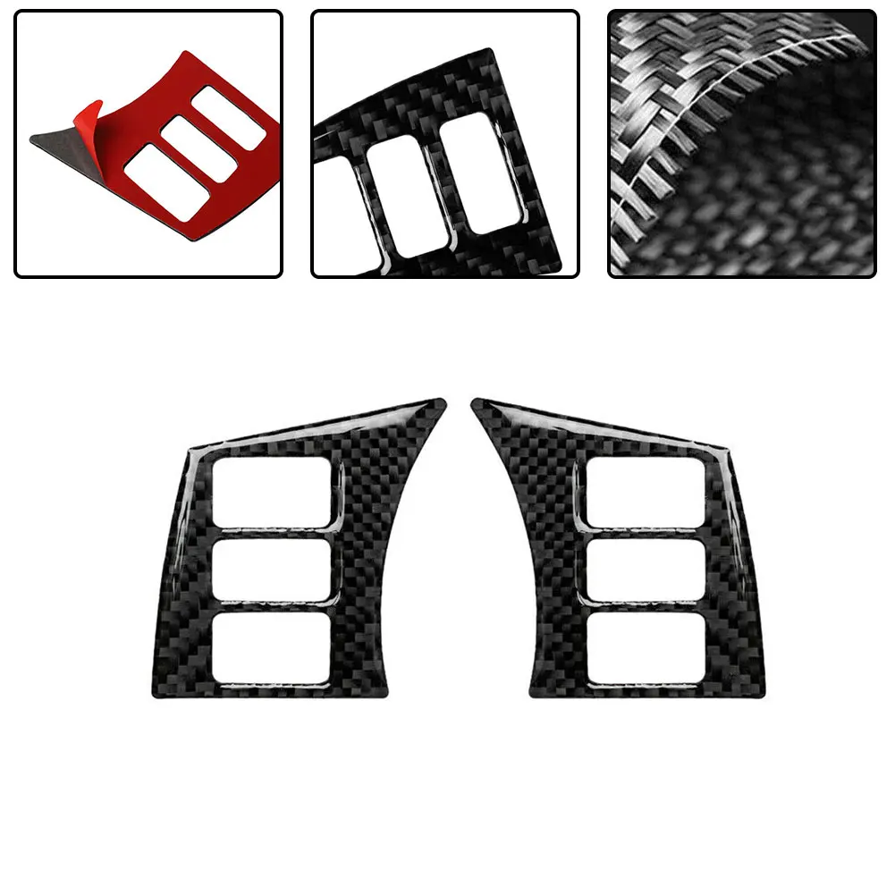 Steering Wheel Button Cover For Nissan 350Z Carbon Fiber Accessories Car Goods Carbon Fiber Carbon Fiber Black
Steering Wheel Button Cover For Nissan 350Z Carbon Fiber Accessories Car Goods Carbon Fiber Carbon Fiber Black