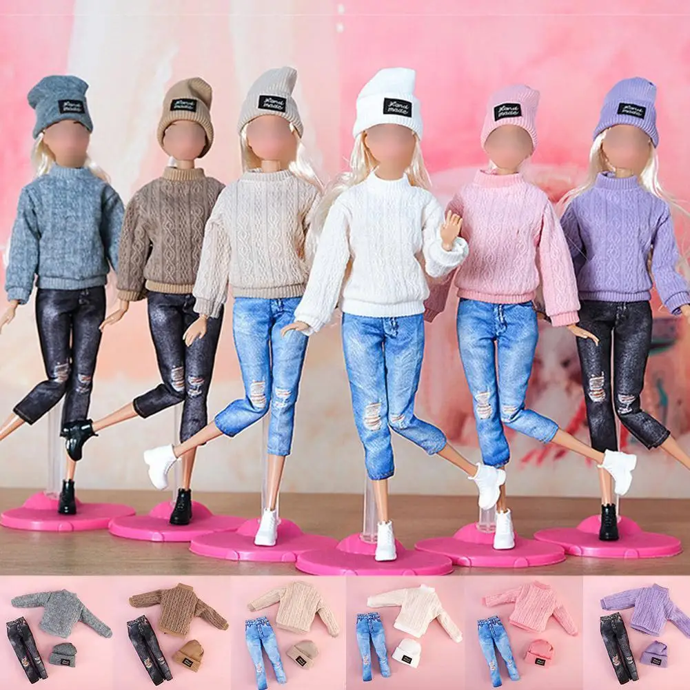 New Arrival 30cm Doll's Clothes Suit Dress Up Accessories Hat Girl House Suit Jeans Toy Sweater Play O3K5
New Arrival 30cm Doll's Clothes Suit Dress Up Accessories Hat Girl House Suit Jeans Toy Sweater Play O3K5