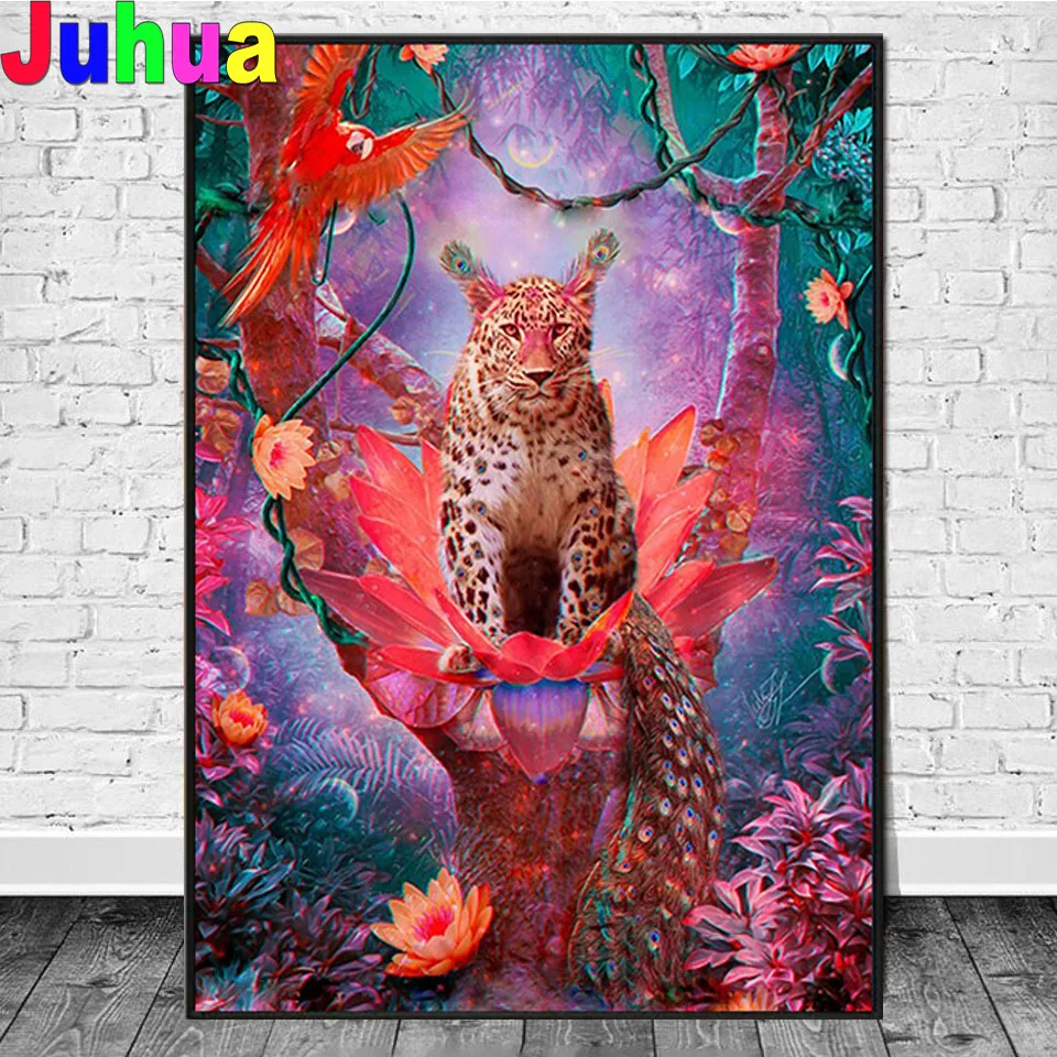 New Arrival Diamond Painting Leopard Animal Diamond Mosaic Fantasy Cross Stitch Set Embroidery DIY Needlework Wall Decor
New Arrival Diamond Painting Leopard Animal Diamond Mosaic Fantasy Cross Stitch Set Embroidery DIY Needlework Wall Decor