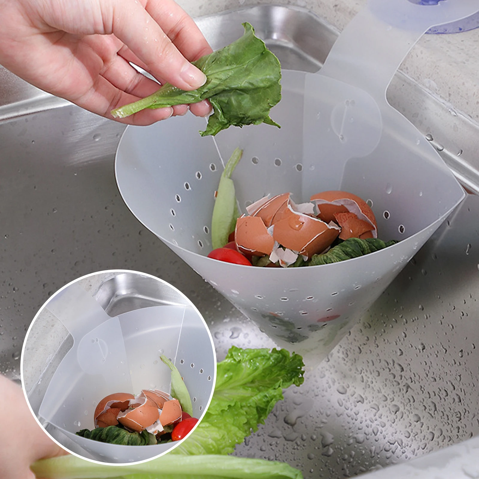 5 Pack Reusable Sponge, Kitchen Triangle Sink Filter, Corner Kitchen Sink Strainer Basket, Multi-function Water Storage Tank
5 Pack Reusable Sponge, Kitchen Triangle Sink Filter, Corner Kitchen Sink Strainer Basket, Multi-function Water Storage Tank