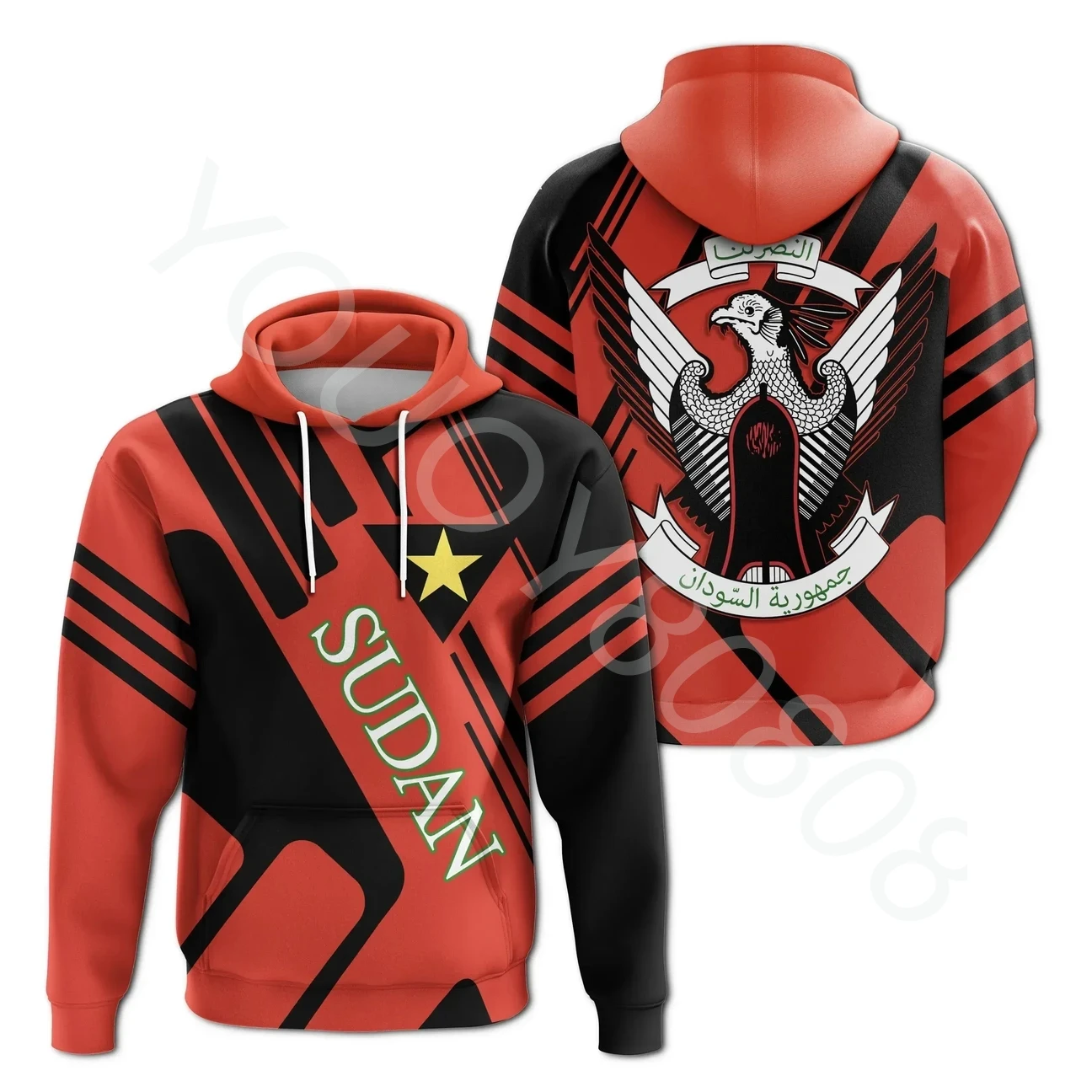 New African Clothing Sudan Hoodie - Rocky Style Men's Women's Casual Street Sports Wind Hoodie Sweater
New African Clothing Sudan Hoodie - Rocky Style Men's Women's Casual Street Sports Wind Hoodie Sweater