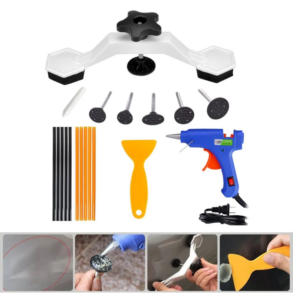 Dent Remover Bridge Dent Repair Tools Kit Paintless Removal Dent Repair Puller Pulling Auto Body Motorcycle Washing Machine
Dent Remover Bridge Dent Repair Tools Kit Paintless Removal Dent Repair Puller Pulling Auto Body Motorcycle Washing Machine