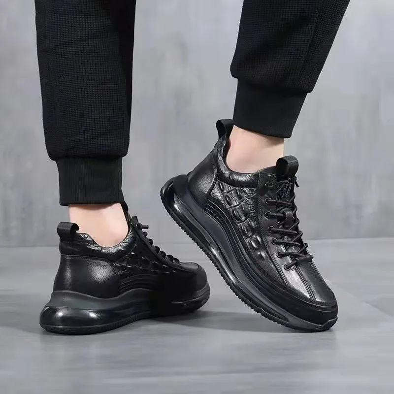 Spring Men's Sports Shoes Fashion Air Cushioned Breathable Running Men's Shoes Outdoor Casual Comfort Lace-up Sports Shoes
Spring Men's Sports Shoes Fashion Air Cushioned Breathable Running Men's Shoes Outdoor Casual Comfort Lace-up Sports Shoes