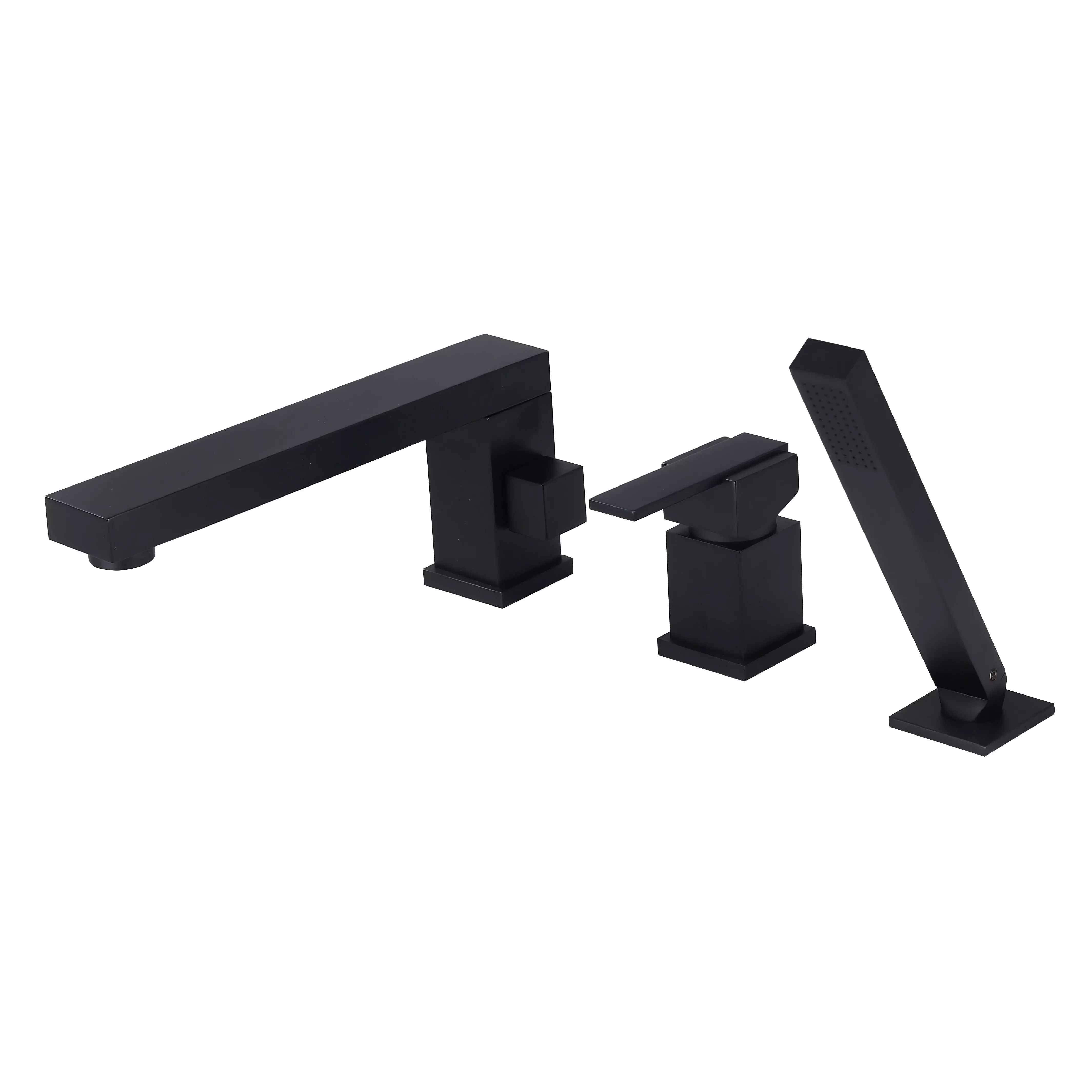 Bathroom Faucet Brass Mat Black Chrome Three holes Countertop installation single handle Hot cold Hand shower washbasin Bathtub
Bathroom Faucet Brass Mat Black Chrome Three holes Countertop installation single handle Hot cold Hand shower washbasin Bathtub