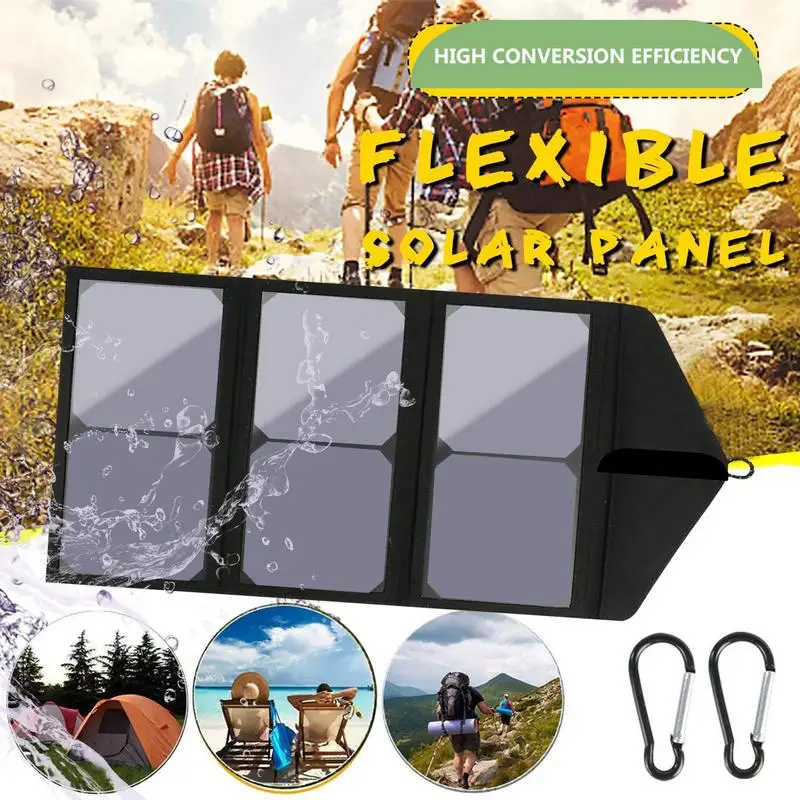 Portable Solar Panel Durable 30W Foldable Solar Panel Outdoor Monocrystalline Solar Panel Kits Lightweight Camping Accessories
Portable Solar Panel Durable 30W Foldable Solar Panel Outdoor Monocrystalline Solar Panel Kits Lightweight Camping Accessories