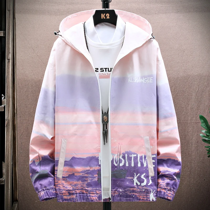 Men's Jacket2022New Casual All-Matching Tops Spring and Autumn Hooded Jacket 2115TWC
Men's Jacket2022New Casual All-Matching Tops Spring and Autumn Hooded Jacket 2115TWC