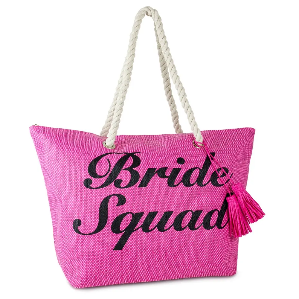 2023 NEW Women`s Fuchsia Bride Squad Straw Beach Tote with Tassel and Rope Handle fast shipping
2023 NEW Women`s Fuchsia Bride Squad Straw Beach Tote with Tassel and Rope Handle fast shipping