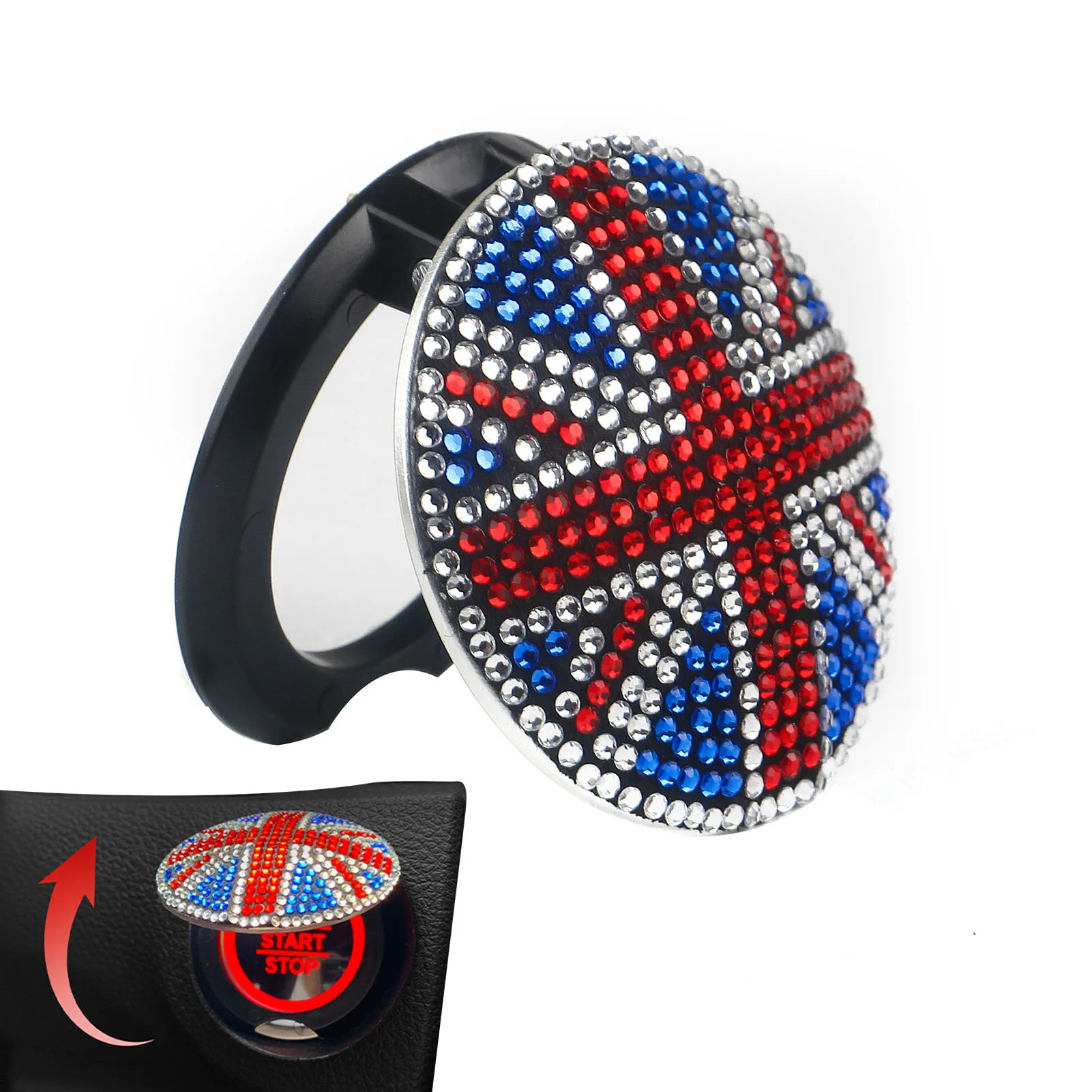 Great Britain Bling Car Coasters Glitter Cup Holder Coasters For Car Universal British Flag Car Coasters Auto Cup Holder Insert
Great Britain Bling Car Coasters Glitter Cup Holder Coasters For Car Universal British Flag Car Coasters Auto Cup Holder Insert