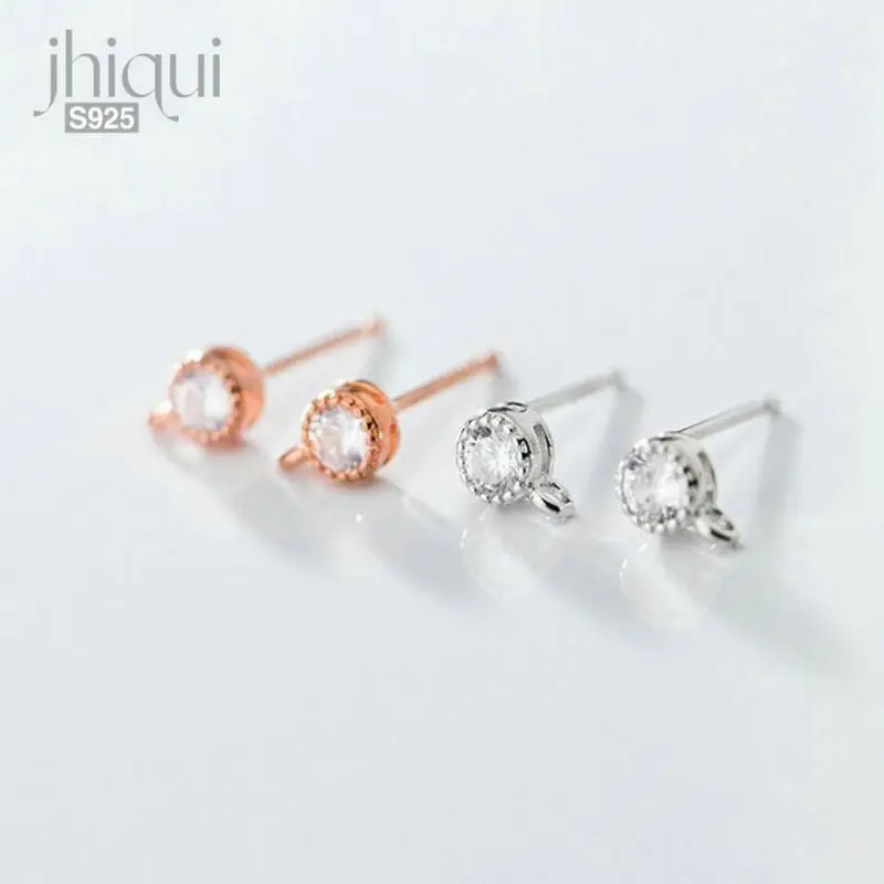 1PAIR 925 Sterling Silver Zircon Earring Setting for DIY Earring Making PURE Silver Ear Stud Fine Jewelry Finding
1PAIR 925 Sterling Silver Zircon Earring Setting for DIY Earring Making PURE Silver Ear Stud Fine Jewelry Finding
