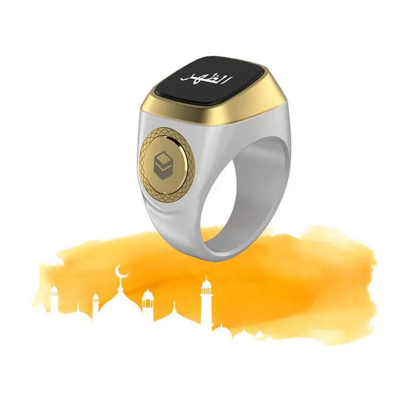 Aluminum Alloy Smart Tasbih Tally Counter For Muslims Zikr Ring Digital Tasbeeh 5 Prayer AZAN Time Vibration Reminder Waterproof
Aluminum Alloy Smart Tasbih Tally Counter For Muslims Zikr Ring Digital Tasbeeh 5 Prayer AZAN Time Vibration Reminder Waterproof
