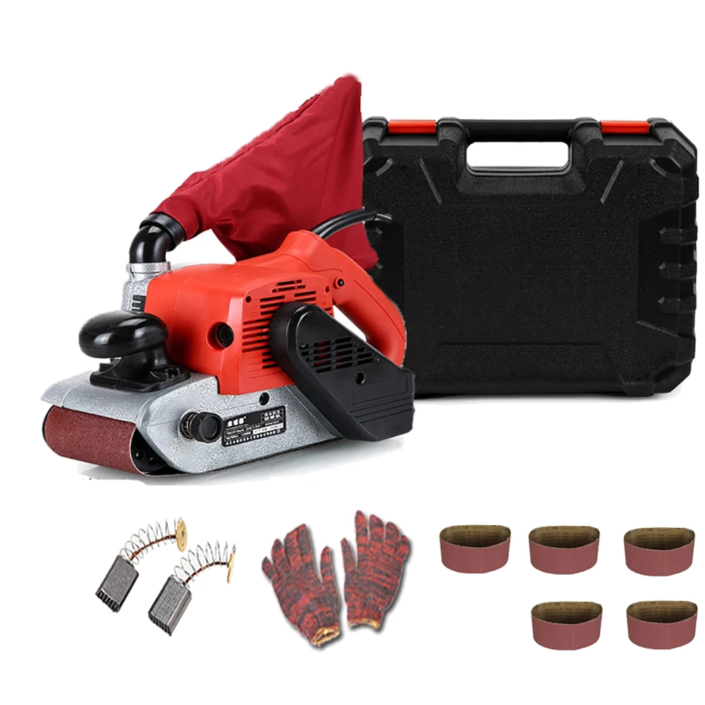 220V Aluminum Body Belt Sander Portable Sanding Polishing Machine Woodworking Surface Sander Polisher 1600W 610x100MM 500M/MIN
220V Aluminum Body Belt Sander Portable Sanding Polishing Machine Woodworking Surface Sander Polisher 1600W 610x100MM 500M/MIN