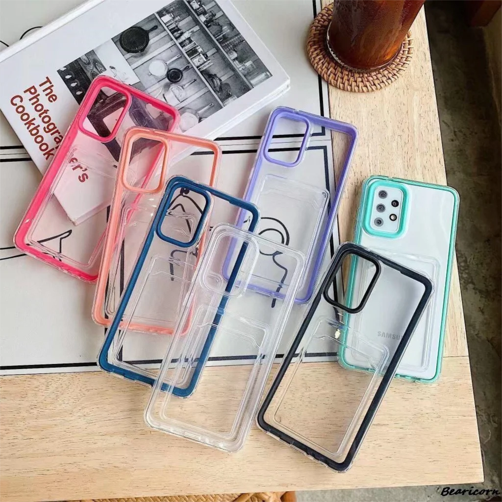 Luxury Card Slot Bag Transparent Phone Case For Samsung Galaxy A02S A03S A12 M12 F12 A22S A32 A52S A72 F42 M22 M32 5G Soft Cover
Luxury Card Slot Bag Transparent Phone Case For Samsung Galaxy A02S A03S A12 M12 F12 A22S A32 A52S A72 F42 M22 M32 5G Soft Cover
