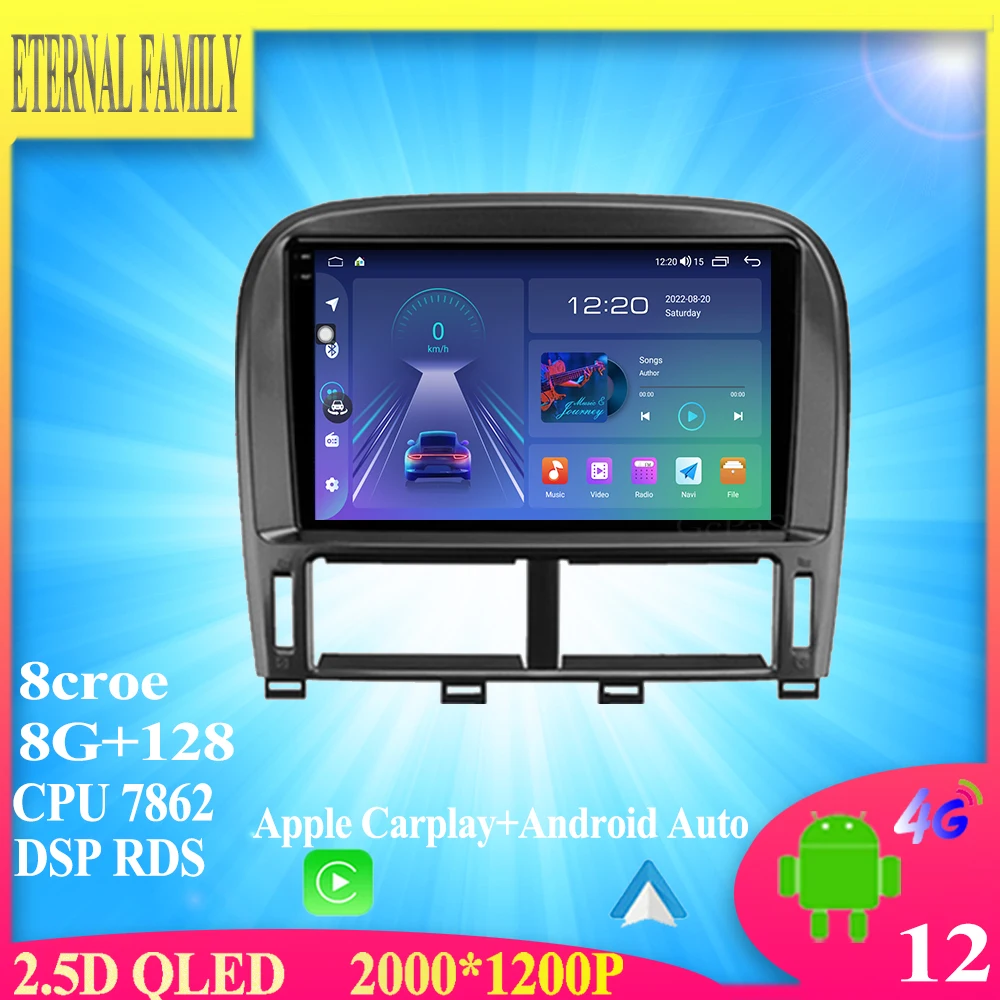 Android 12 For Lexus LS430 XF30 LS 430 2000-2006 for Toyota Celsior XF30 2000-2006 Multimedia Video Player Navigation stereo GPS
Android 12 For Lexus LS430 XF30 LS 430 2000-2006 for Toyota Celsior XF30 2000-2006 Multimedia Video Player Navigation stereo GPS