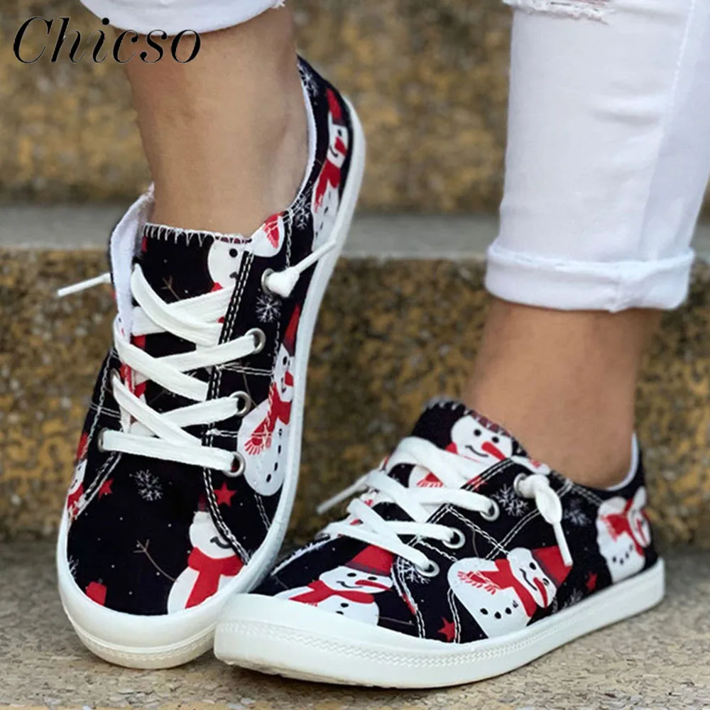 Espadrilles Shoes Women 2022 Christmas Snowman Lace Up Casual Canvas Shoes 36-43 Home Outdoor Walking Running Sport Sneakers
Espadrilles Shoes Women 2022 Christmas Snowman Lace Up Casual Canvas Shoes 36-43 Home Outdoor Walking Running Sport Sneakers