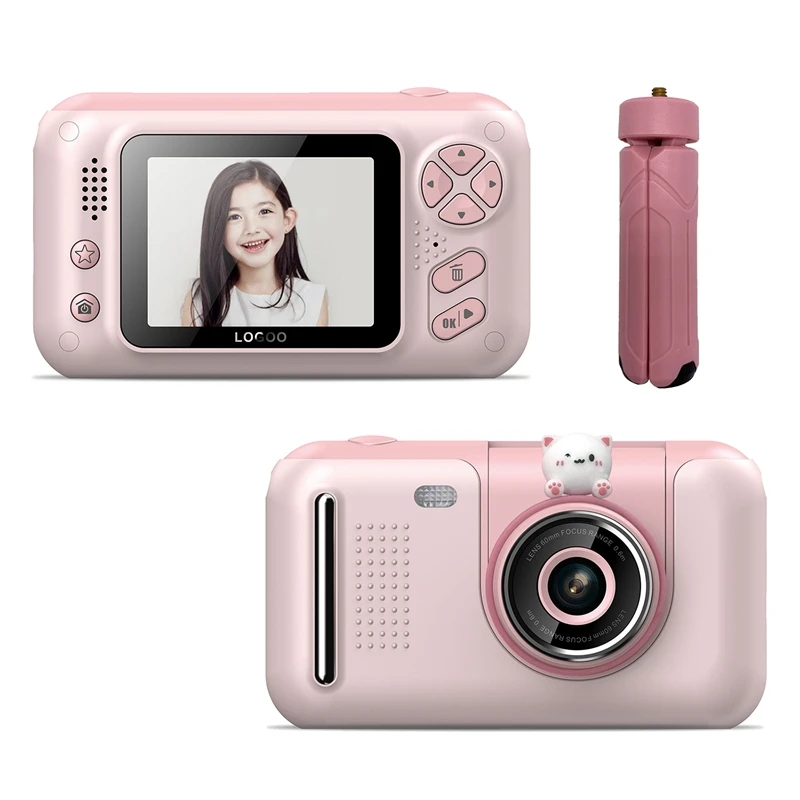 Kids Digital Camera With Flip Lens, HD Digital Video Recorder Camcorder Christmas Toys For Child Birthday Gift
Kids Digital Camera With Flip Lens, HD Digital Video Recorder Camcorder Christmas Toys For Child Birthday Gift