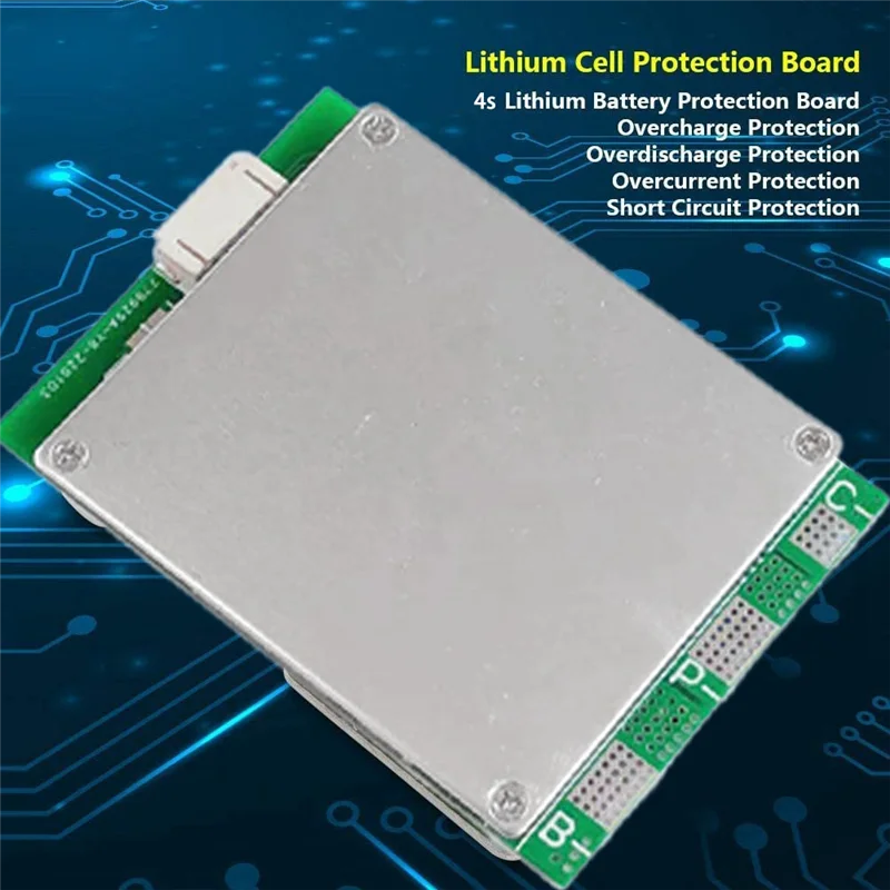 4S 12.8V 100A with Balance-Split Port Iron Lithium Battery Protection Board MOS Lithium Battery Balancer UPS Inverter
4S 12.8V 100A with Balance-Split Port Iron Lithium Battery Protection Board MOS Lithium Battery Balancer UPS Inverter