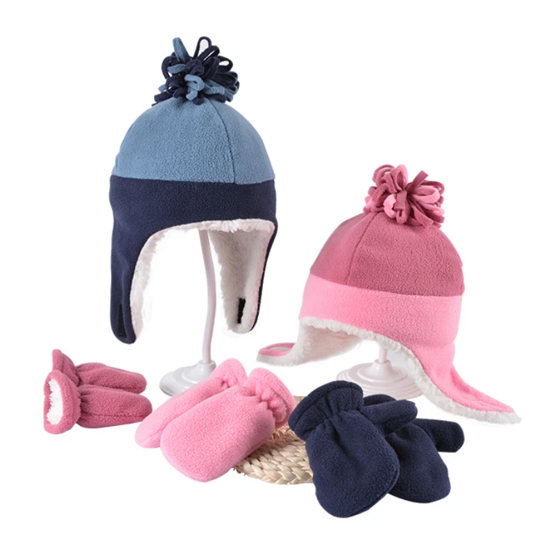 Winter Baby Hat Gloves Set Fleece Baby Bonnet Warm Ear Protection Newborn Beanie Mittens Toddler Girl Hats Kids Boy Cap 0-6Years
Winter Baby Hat Gloves Set Fleece Baby Bonnet Warm Ear Protection Newborn Beanie Mittens Toddler Girl Hats Kids Boy Cap 0-6Years
