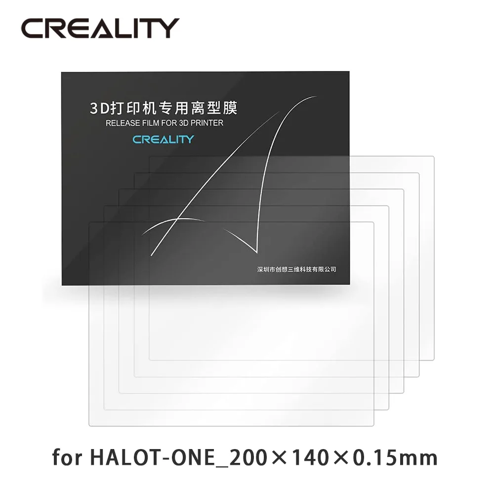 

Creality 3D Original 5pcs FEP Film Release Films for HALOT-ONE CL-60 Resin 3d Printer Parts LCD SLA DLP 3D Printer 200x140x0.15