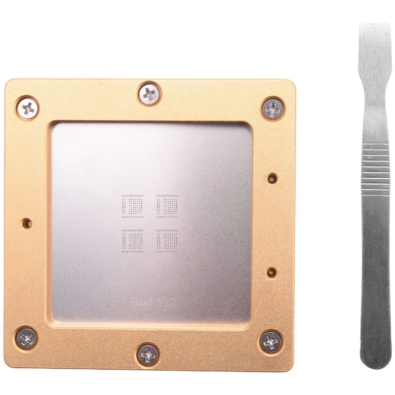 Stencil For Antminer S9 S11 S15 S17 S19 Series Hashboard ASIC Chip BM1387 BM1397 Plant Tin Station Tin Tool For Antminer
Stencil For Antminer S9 S11 S15 S17 S19 Series Hashboard ASIC Chip BM1387 BM1397 Plant Tin Station Tin Tool For Antminer