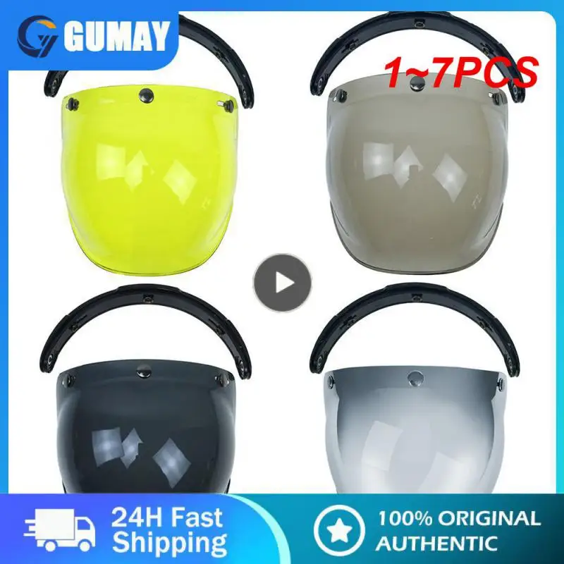 1~7PCS Professional motorcycle helmet Bubble shield UV400 protection Do it your self 3/4 Jet helmet glass
1~7PCS Professional motorcycle helmet Bubble shield UV400 protection Do it your self 3/4 Jet helmet glass