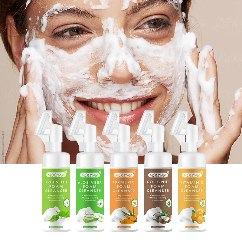 Whitening Makeup Remover Facial Wash Deep Cleansing Mousse Bubble Cleanser with Silicone Face Brush
Whitening Makeup Remover Facial Wash Deep Cleansing Mousse Bubble Cleanser with Silicone Face Brush