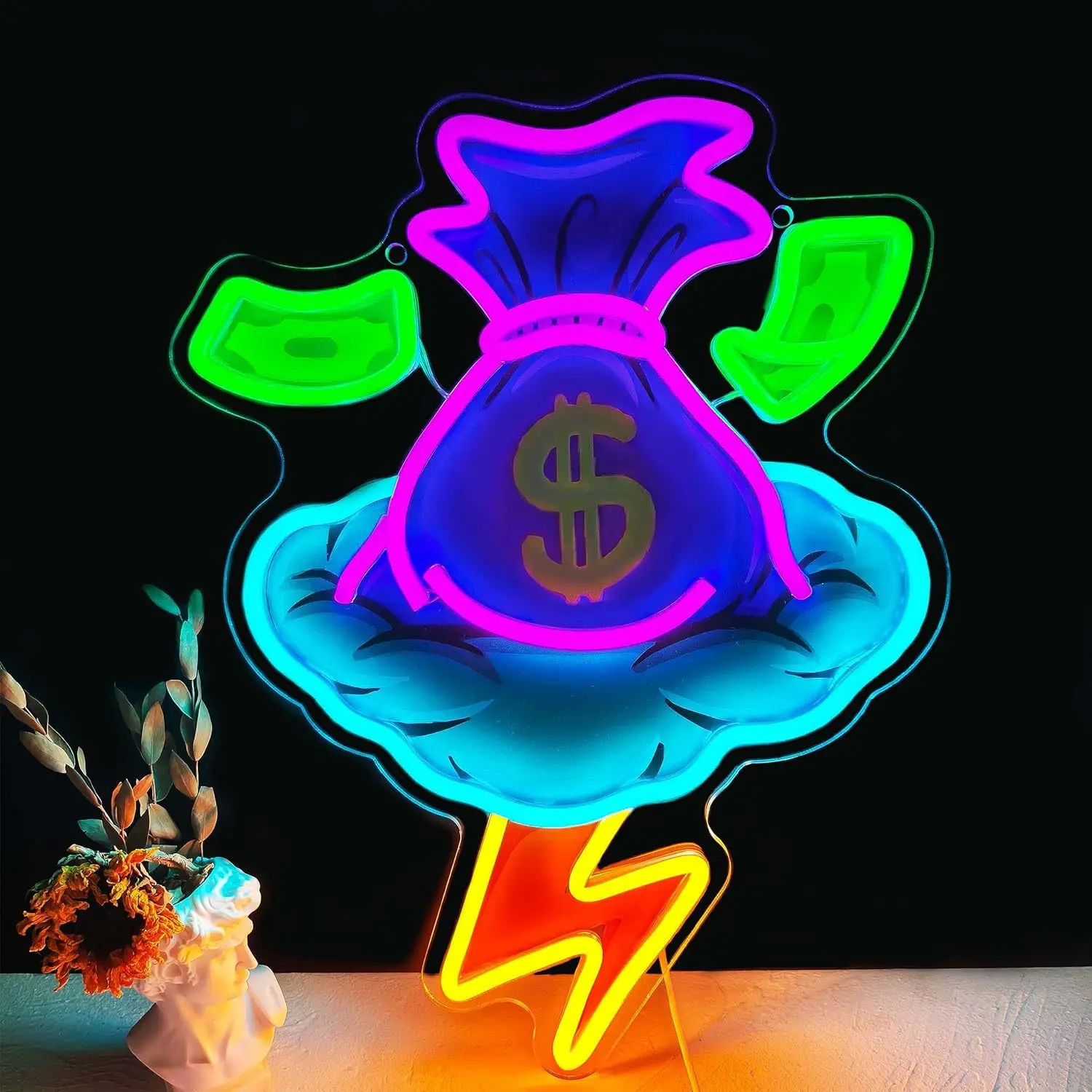 Money Dollar Shape Neon Light Sign LED Comics Decor Bedroom 3D Wall Art Pub Store Bar Birthday Gift Party Decoration Custom Made
Money Dollar Shape Neon Light Sign LED Comics Decor Bedroom 3D Wall Art Pub Store Bar Birthday Gift Party Decoration Custom Made