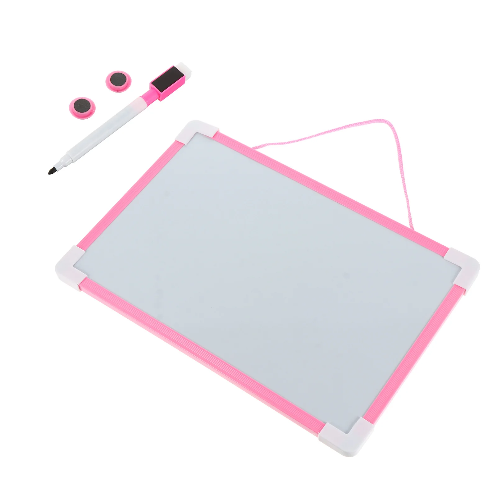 Magnetic Dry Erase Board Double Sided Graffiti Writing Board Whiteboard Message Board Hanging Pen and 2 Magnetic Snaps Erasable
Magnetic Dry Erase Board Double Sided Graffiti Writing Board Whiteboard Message Board Hanging Pen and 2 Magnetic Snaps Erasable