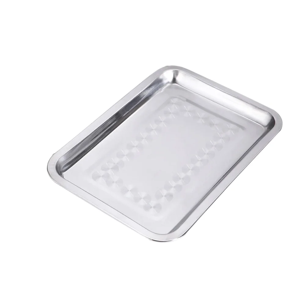 Stainless Steel Baking Sheet Tray Toaster Serve Trays BBQ Food Container Dinner Plates Pan Cookie Sheets
Stainless Steel Baking Sheet Tray Toaster Serve Trays BBQ Food Container Dinner Plates Pan Cookie Sheets
