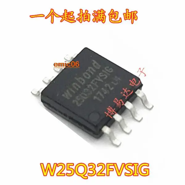 5pieces Original stock FLASH W25Q32FVSIG 25Q32FVSSIG SOP-8
5pieces Original stock FLASH W25Q32FVSIG 25Q32FVSSIG SOP-8