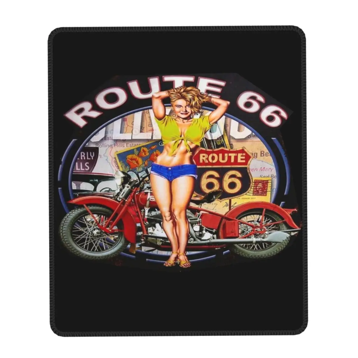 Americana Route 66 Mousepad Personalized Design PC Gaming Mouse Pad Anti-Slip Rubber Base Office Desktop America Highway Mat
Americana Route 66 Mousepad Personalized Design PC Gaming Mouse Pad Anti-Slip Rubber Base Office Desktop America Highway Mat