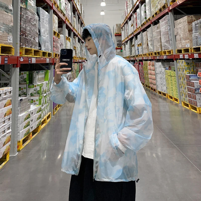 2022 summer tie dyed sunscreen clothes hooded thin jacket men's sunscreen clothes sunscreen shirt
2022 summer tie dyed sunscreen clothes hooded thin jacket men's sunscreen clothes sunscreen shirt