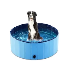 Foldable Dog Swimming Pool Portable Pet Bathing Tub Kids Indoor Outdoor Folding Wash Bathtub for Small Medium Large Dogs
