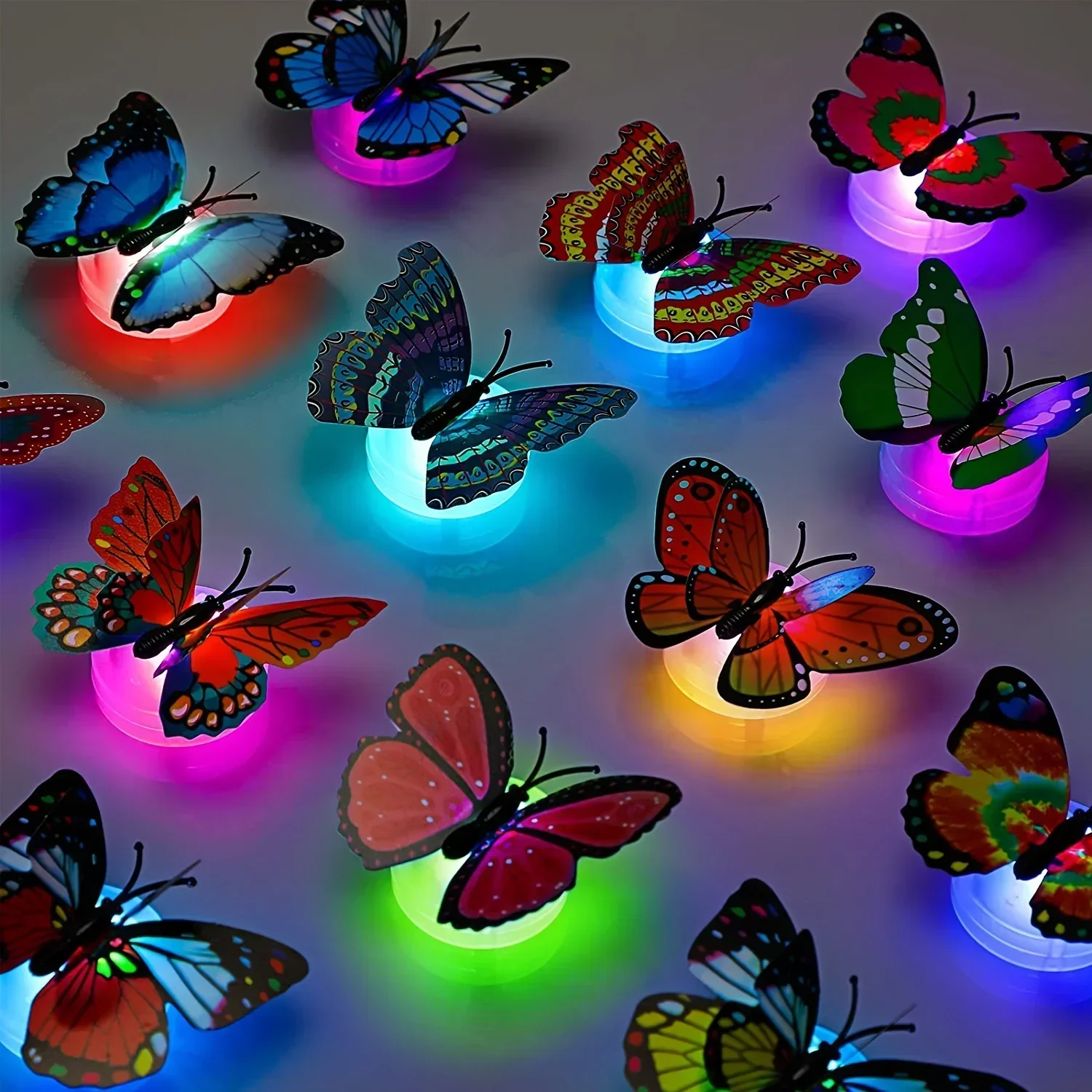 3D LED ночники-бабочки наклейки для стен
3D LED ночники-бабочки наклейки для стен