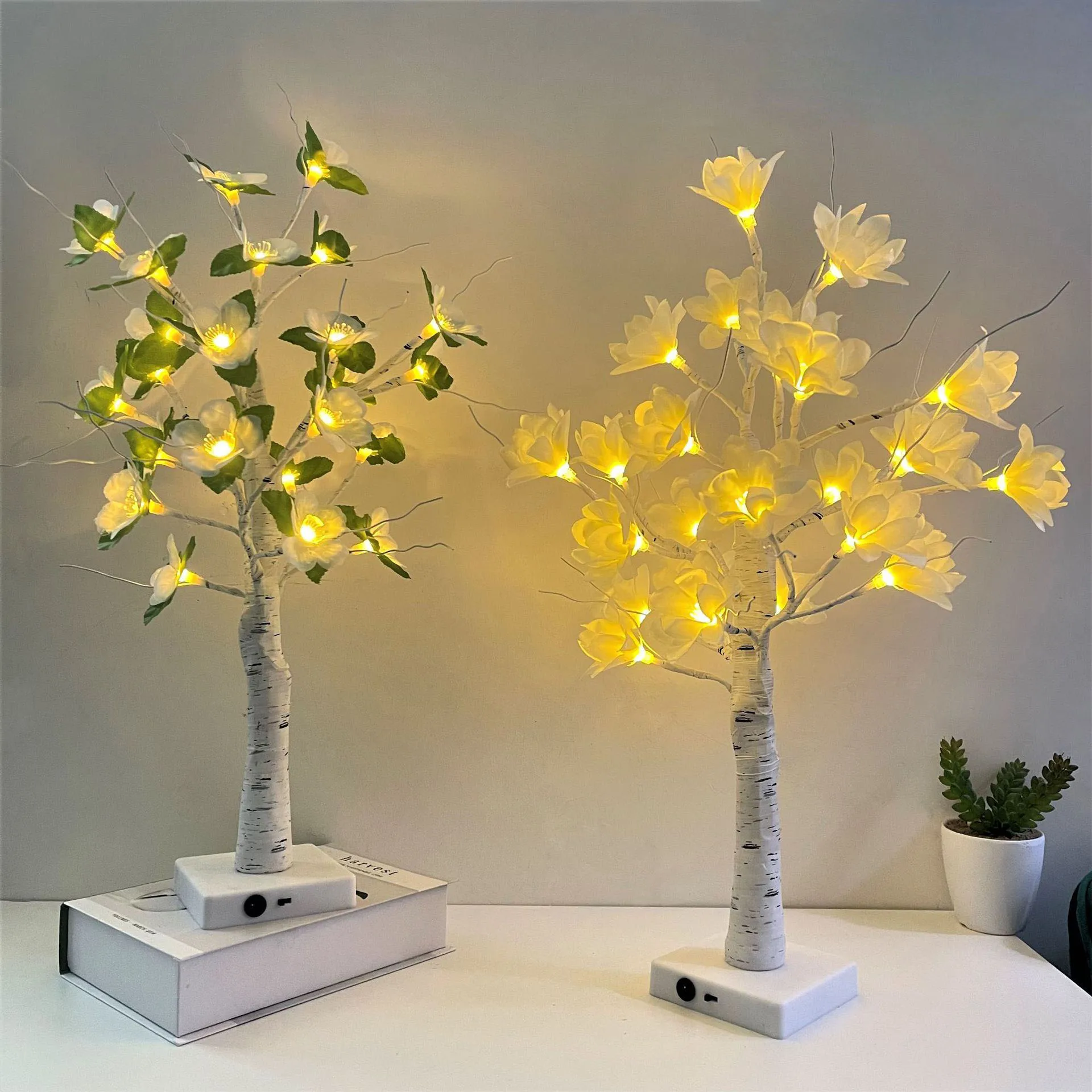 24 LEDs Tree Lights Bedroom Bedside Table Decoration Nightlights Home Flower Lamp for Living Room Party Wedding Holiday Lighting
24 LEDs Tree Lights Bedroom Bedside Table Decoration Nightlights Home Flower Lamp for Living Room Party Wedding Holiday Lighting