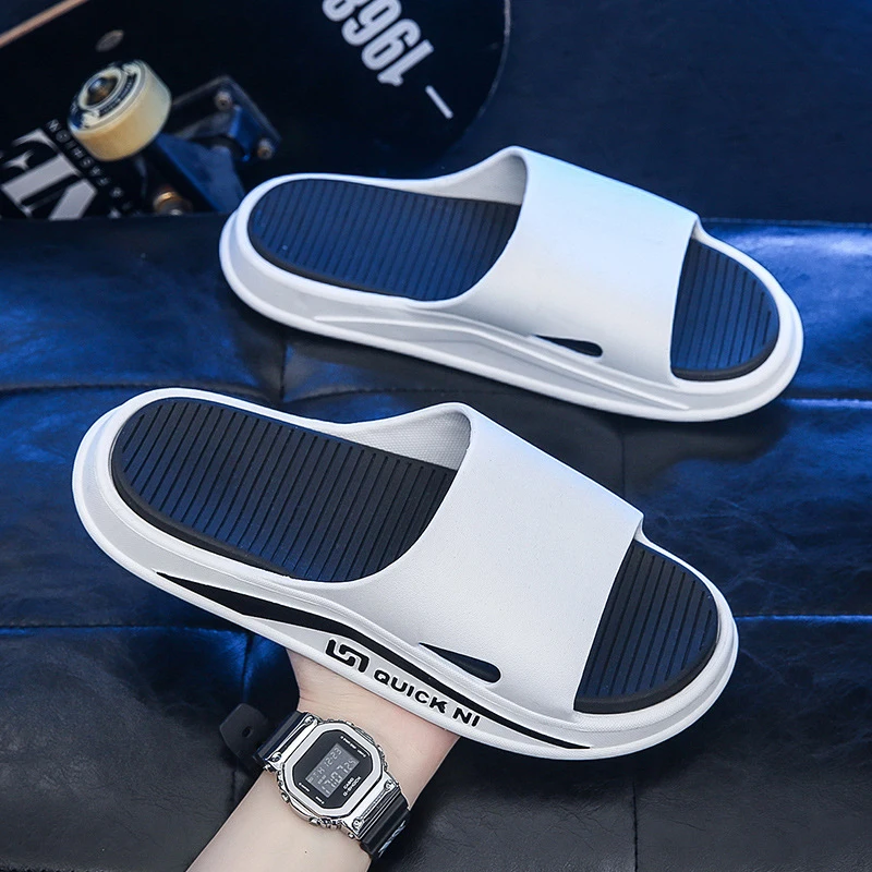 Ceville Summer 2022 Men Flip Flops Men's Slippers PVC Thick Bottom Non-slip Shoes Indoor Beach Soft Slippers Sandal Household
Ceville Summer 2022 Men Flip Flops Men's Slippers PVC Thick Bottom Non-slip Shoes Indoor Beach Soft Slippers Sandal Household