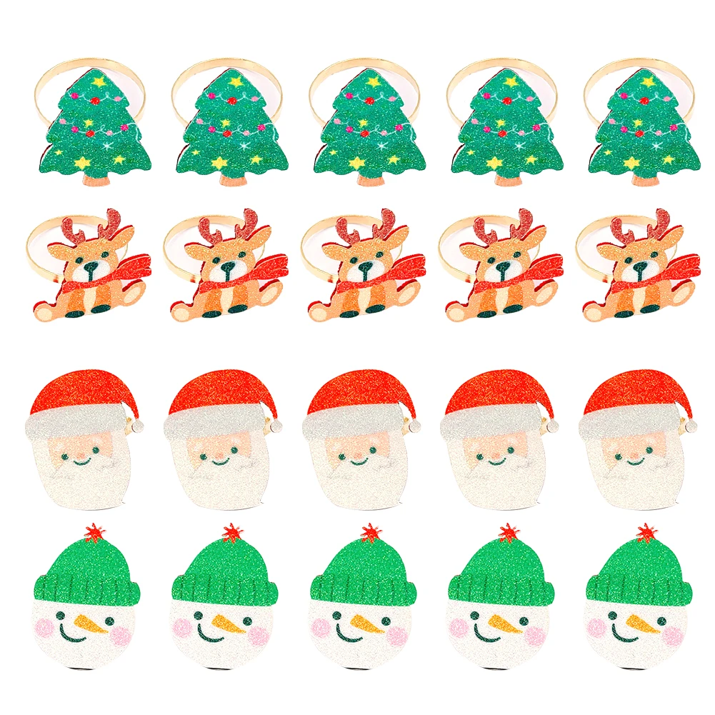 Christmas Spirit On Your Table Pack of 20 Napkin Rings Elk Christmas Tree Snowman Old Man and Elegant Table Decor
Christmas Spirit On Your Table Pack of 20 Napkin Rings Elk Christmas Tree Snowman Old Man and Elegant Table Decor