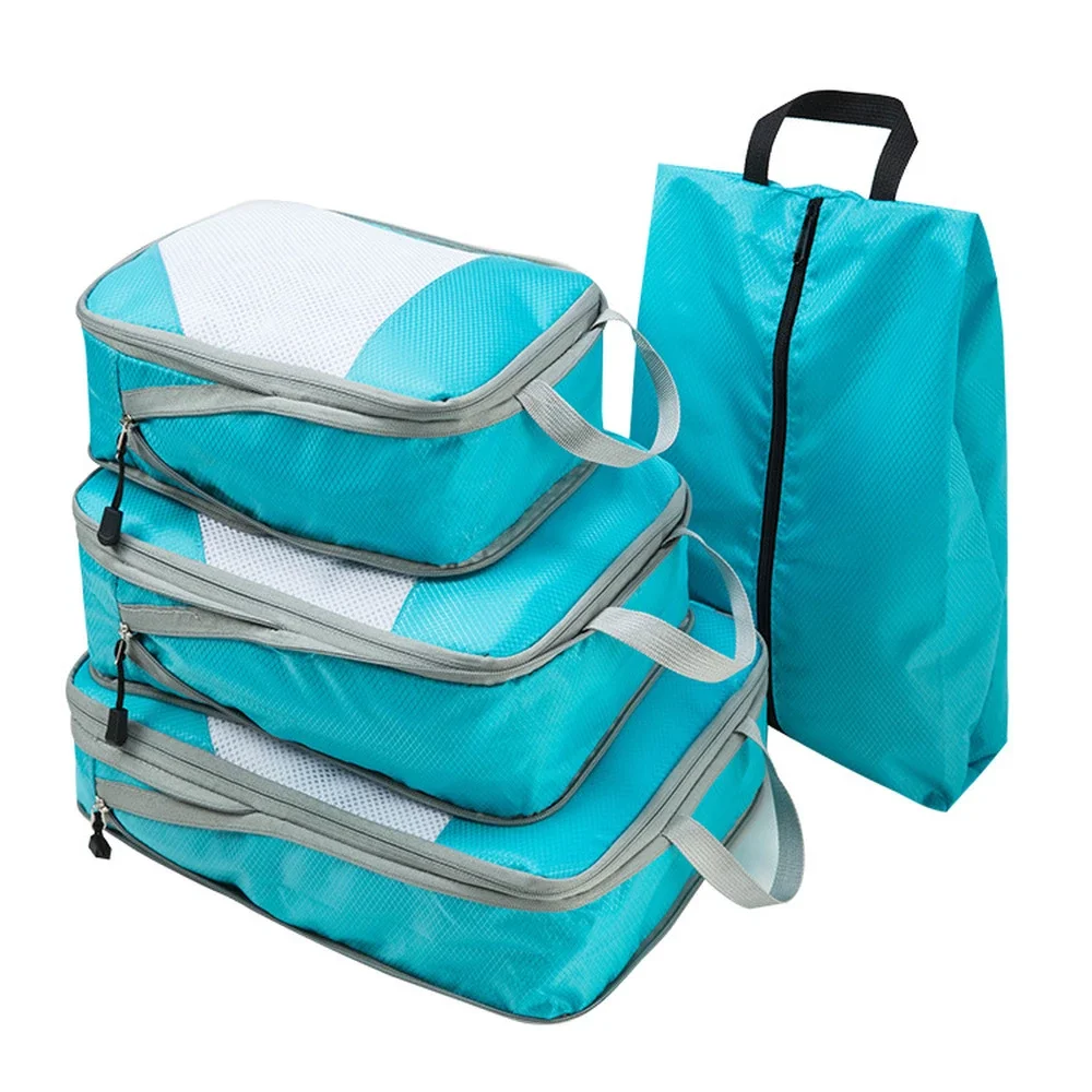 4pcs/set Portable Luggage Travel Storage Bag Suitcase Organizer Set Extensible Packing Mesh Bags for Clothing Underwear Shoes
4pcs/set Portable Luggage Travel Storage Bag Suitcase Organizer Set Extensible Packing Mesh Bags for Clothing Underwear Shoes