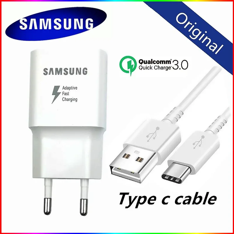 Оригинальное быстрое зарядное устройство Samsung QC3.0 EU адаптер для быстрой зарядки
