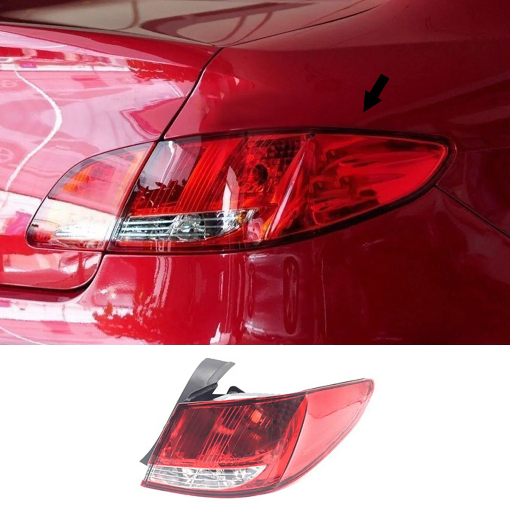 Car Taillight Rear Light Tail Light Lamp Assembly for Peugeot 408 2010-2012 Left
Car Taillight Rear Light Tail Light Lamp Assembly for Peugeot 408 2010-2012 Left